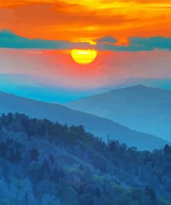 Blue Ridge Mountain Diamond Painting