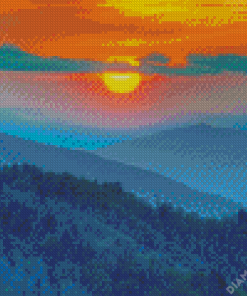 Blue Ridge Mountain Diamond Painting