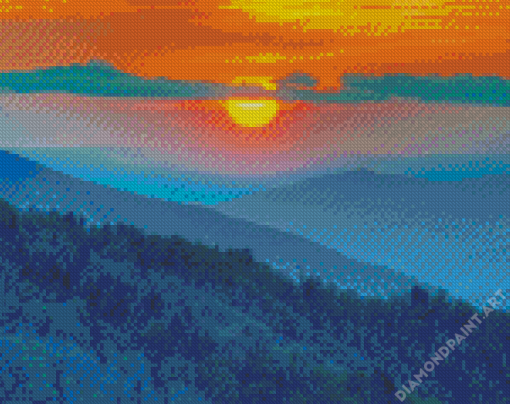 Blue Ridge Mountain Diamond Painting