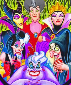 Aesthetic Disney Villains Diamond Painting