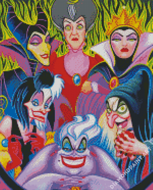 Aesthetic Disney Villains Diamond Painting