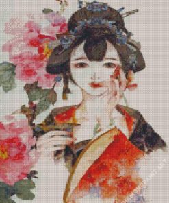 Japanese Lady Diamond Painting