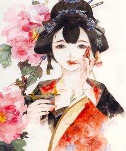 Japanese Lady Diamond Painting