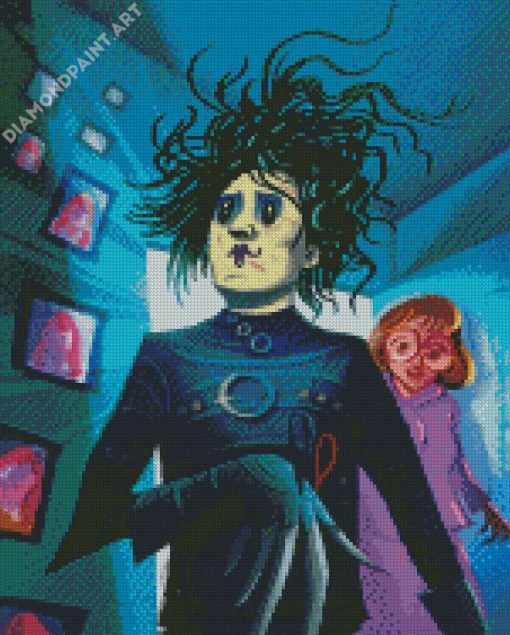 Edward Scissorhands Art Diamond Painting