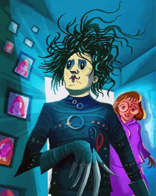 Edward Scissorhands Art Diamond Painting