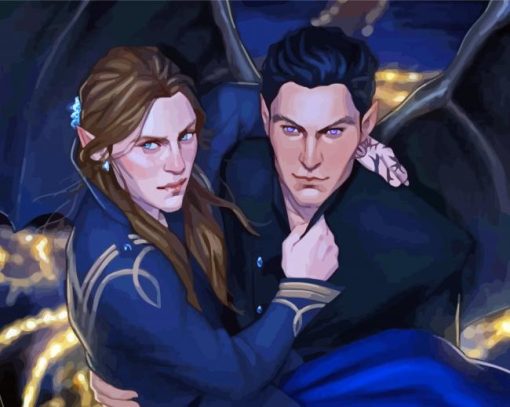 Feyre And Rhysand Diamond Painting