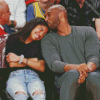 Kobe Bryant And Gianna Diamond Painting