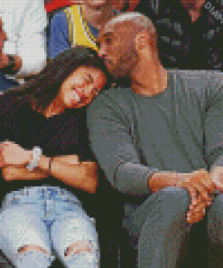 Kobe Bryant And Gianna Diamond Painting