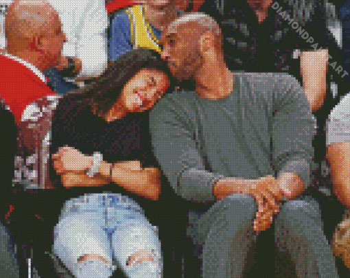 Kobe Bryant And Gianna Diamond Painting