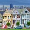 The Painted Ladies San Francisco Diamond Painting