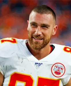 American Travis Kelce Diamond Painting