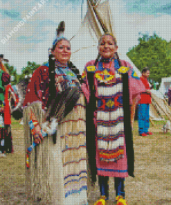 American Native Indians Ladies Diamond Painting