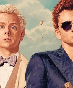 Aziraphale And Crowley Diamond Painting