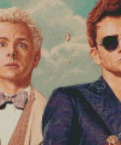 Aziraphale And Crowley Diamond Painting