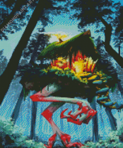 Baba Yaga Hut Diamond Painting