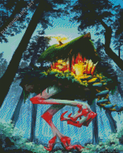 Baba Yaga Hut Diamond Painting