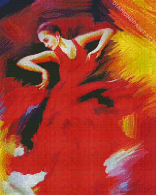 Beautiful Tango Dancer Diamond Painting