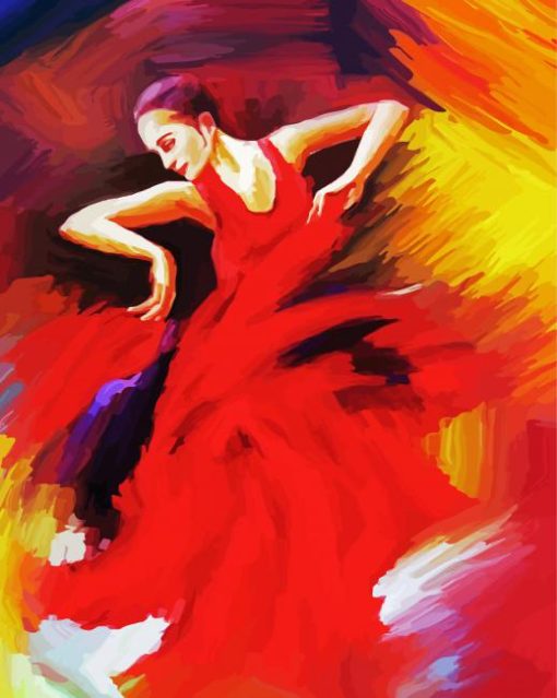 Beautiful Tango Dancer Diamond Painting