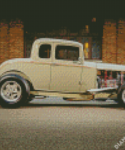 Beige 32 Ford Coupe Diamond Painting