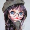 Big Eyes Doll With Glasses Diamond Painting