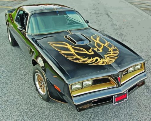 Black Trans Am Diamond Painting