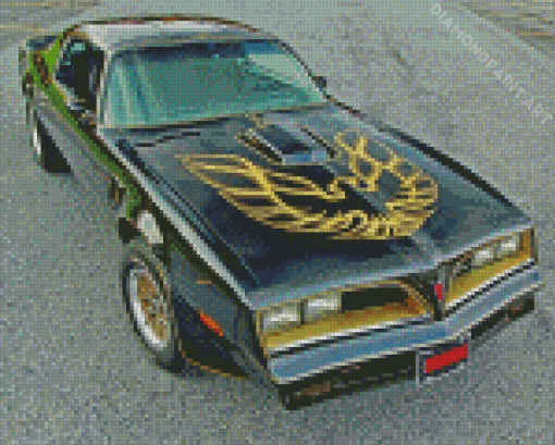 Black Trans Am Diamond Painting