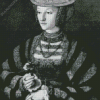 Black And White Anne Of Cleves Diamond Painting