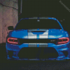 Blue Dodge Hellcat Diamond Painting