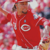 Cincinnati Reds Baseball Player Diamond Painting