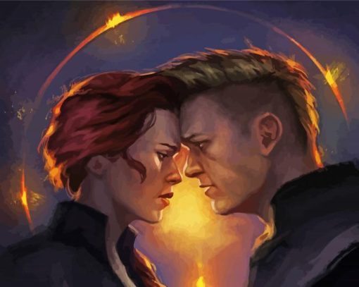 Clint And Natasha Art Diamond Painting