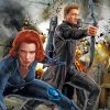 Clint And Natasha Marvel Art Diamond Painting