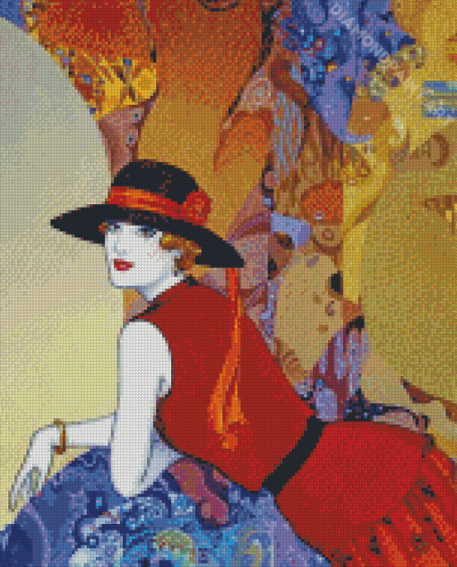 Cool Deco Lady Diamond Painting