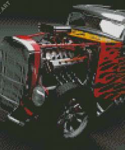 Cool Hot Rod Car Diamond Painting