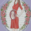 Cute Unborn Baby Diamond Painting