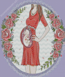 Cute Unborn Baby Diamond Painting