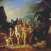 Daniel Boone Escorting Settlers Through The Cumberland Gap Diamond Painting