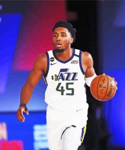 Donovan Mitchell Player Diamond Painting