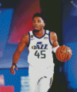 Donovan Mitchell Player Diamond Painting