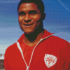 Eusebio Da Silva Player Diamond Painting