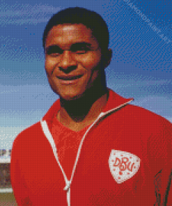 Eusebio Da Silva Player Diamond Painting