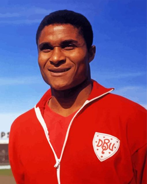 Eusebio Da Silva Player Diamond Painting