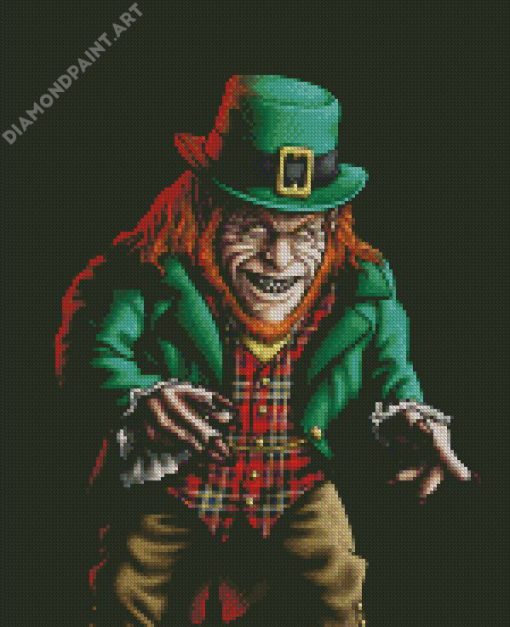 Evil Leprechaun Diamond Painting