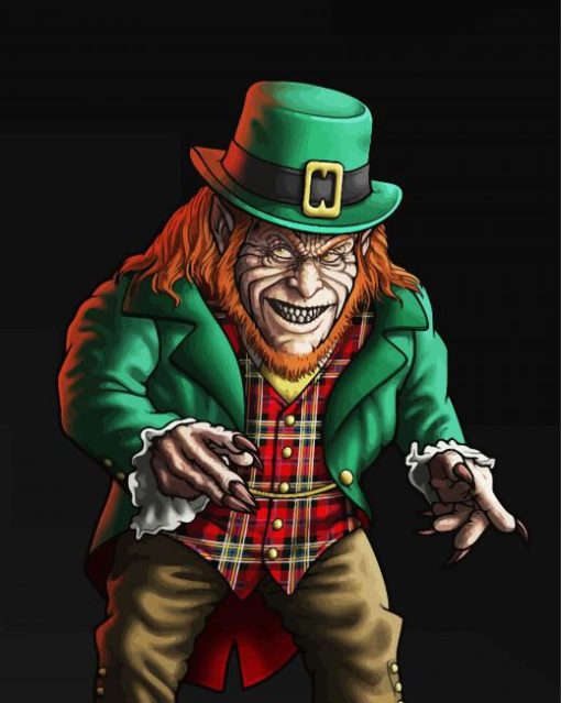 Evil Leprechaun Diamond Painting