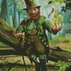 Fantasy Leprechaun St Patricks Day Diamond Painting