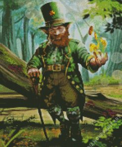 Fantasy Leprechaun St Patricks Day Diamond Painting