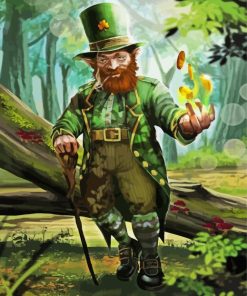 Fantasy Leprechaun St Patricks Day Diamond Painting