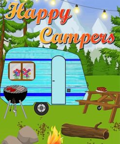 Happy Camper Diamond Painting