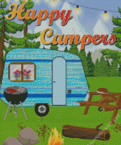 Happy Camper Diamond Painting