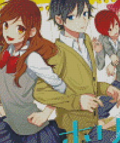 Horimiya Manga Anime Characters Diamond Painting