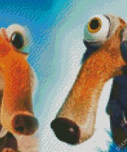 Ice Age Scrat Diamond Painting